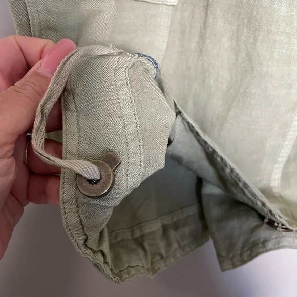 Kenneth Cole  Reaction Linen Blend Double Breasted Jacket Blazer Sz S - Picture 9 of 12